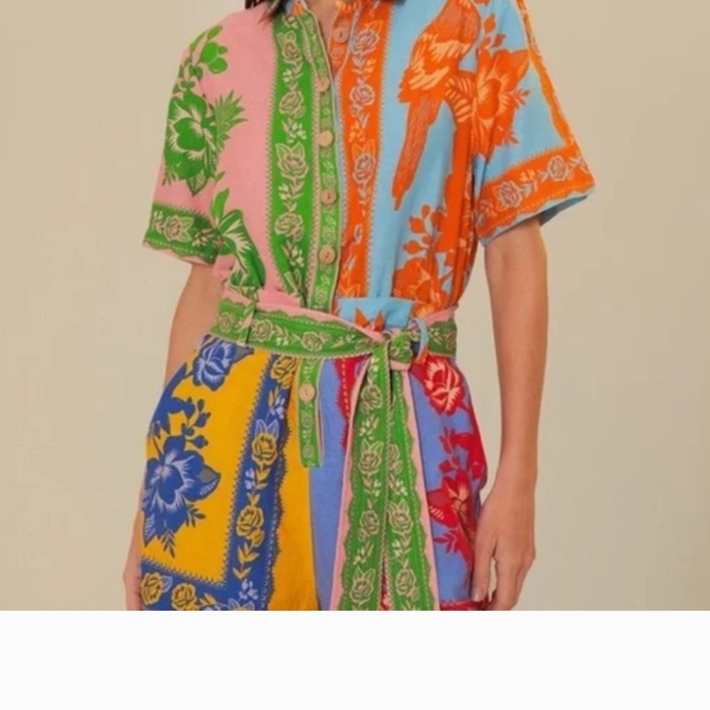FARM Rio Multicolor Mini Dress - Picture 5 of 7